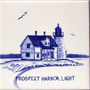 Prospect Harbor Lighthouse tile