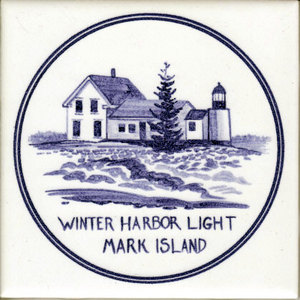 Winter Harbor Lighthouse tile