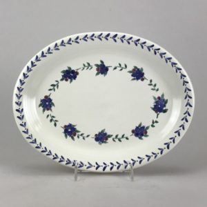 blueberry oval platter