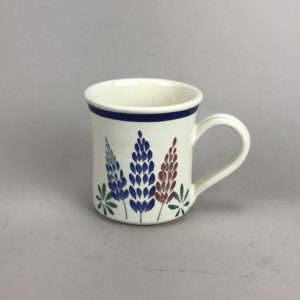 Lupine sm. mug Maine made pottery