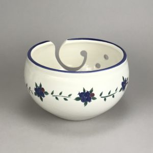 blueberry yarn bowl