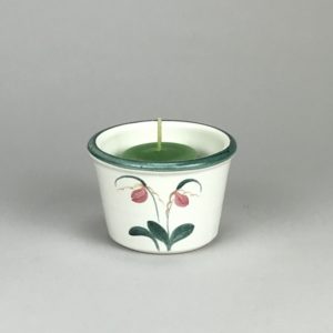 lady's slipper votive candle cup