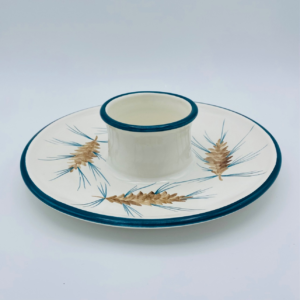 Pine cone chip & dip server