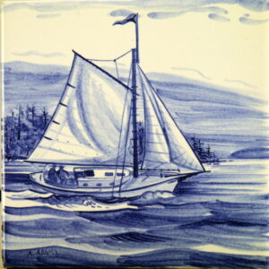 Friendship Sloop tile 8x8