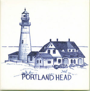 Portland Head Lighthouse tile