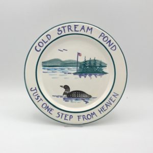 cold Stream Pond commemorative plate