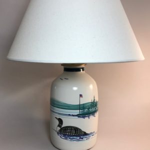 medium loon lamp