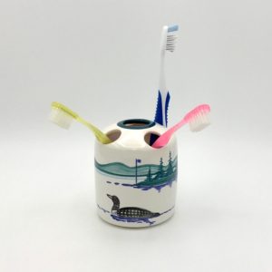 loon toothbrush holder